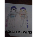 #SKATER TWINS