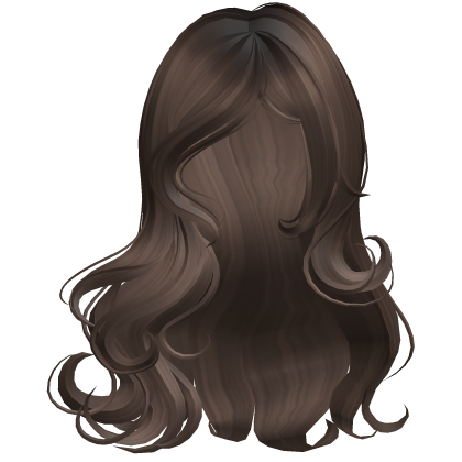 ♡ Silky Long Ethereal Waves (Brown) Roblox item