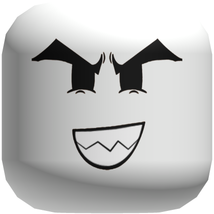 Evil Face (White Tone) Roblox item