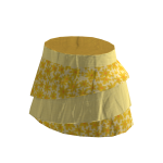 Yellow summer skirt