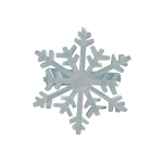 Snowflake Hair Clip