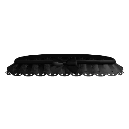 ゆめアイテム gothic lace ruffle shoulder frills 3.0 black | Roblox Item - Rolimon's