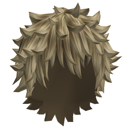 blonde fluffy emo hair