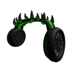 Green Timelord Headphones
