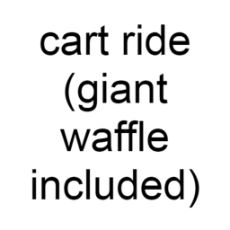 Cart Ride into a giant waffle!