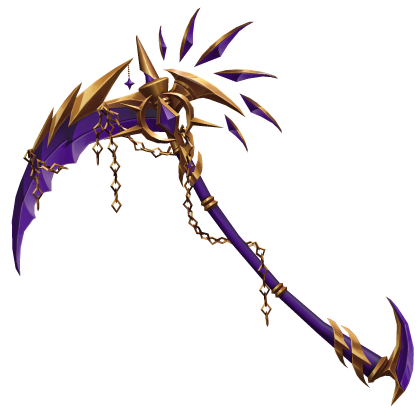 Purple and Gold Champion's Scythe