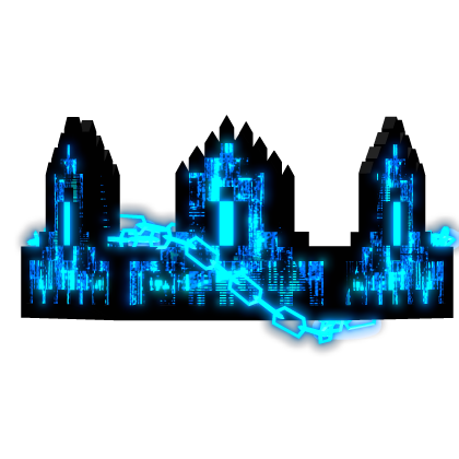 [EMISSIVE] Azure Blue Animated 8-Bit Crown Addon