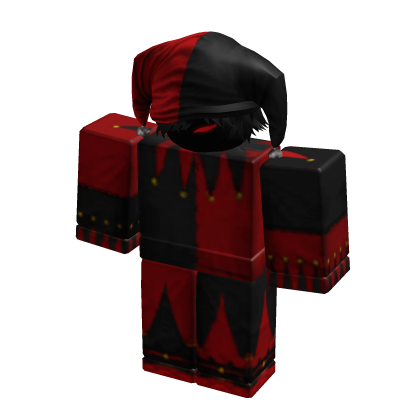 [CHEAP] jester clown king coolboy red black outfit