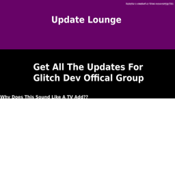 Update Lounge