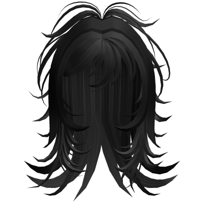 Emo Shaggy Layered Hair (Black)