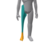 Perry The Platypus - Right Leg