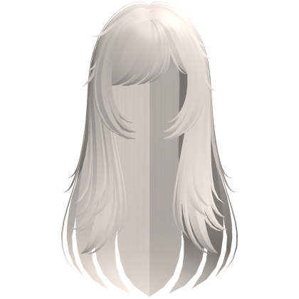 Long Blonde Wispy Messy Hair