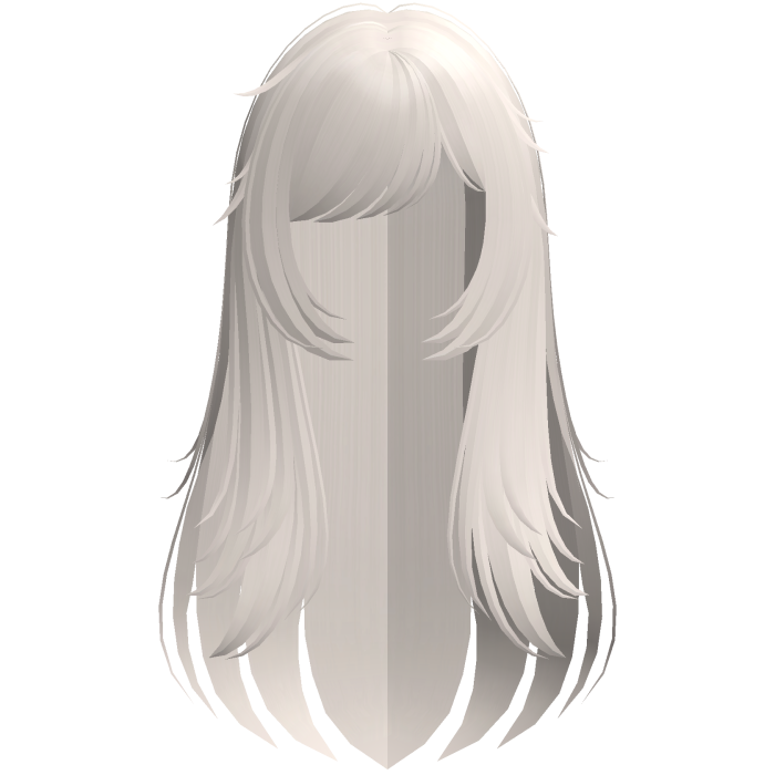 Long Blonde Wispy Messy Hair
