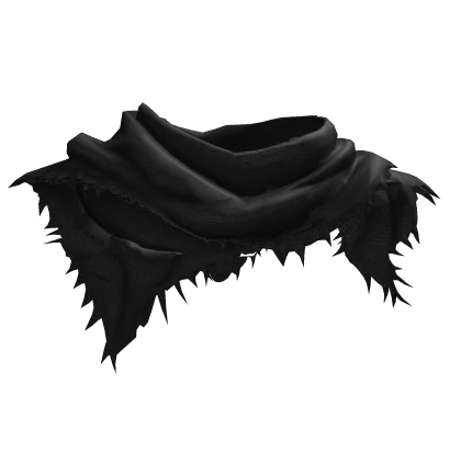 Black Distressed Torn Scarf | Roblox Item - Rolimon's
