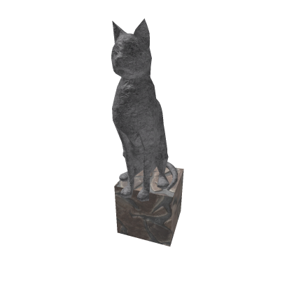 Cat statue