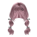 ୨ Paradise Wavy Pigtails Pink