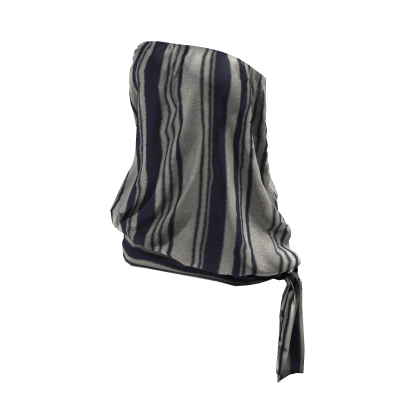 Tube Dress In Navy Stripe thumbnail