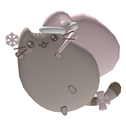 ♡ Cute Pink Christmas Pusheen Back 