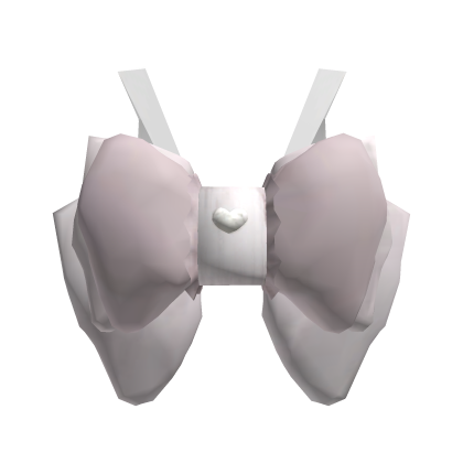 White Bow Kawaii Backpack Roblox item