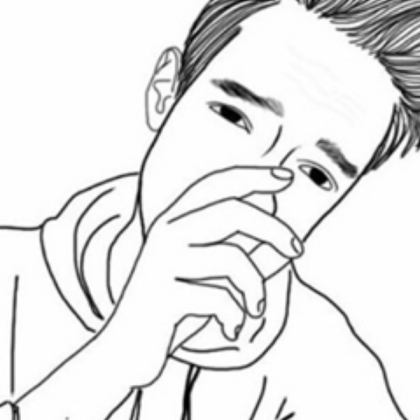 boy outline Roblox decal