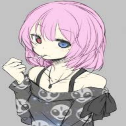 Pink haired anime girl Roblox decal