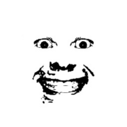 Creepy Blockland Face Roblox decal