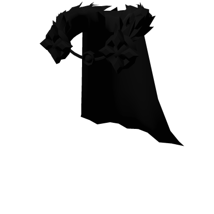 Black Fur Cape Roblox item