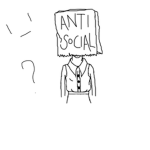 Anti social people