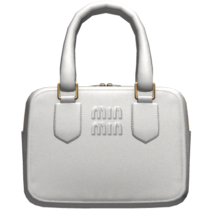 Luxury Leather Purse in White thumbnail