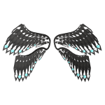 Eternal Dark Jewelled Wings