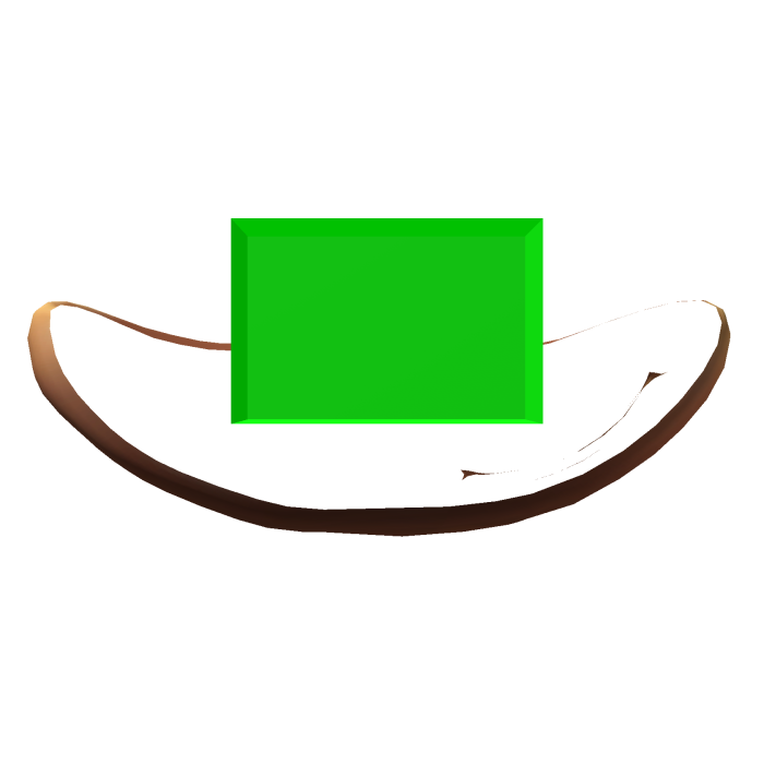 green cube