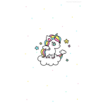 Pink Fluffy Unicorns Dancing On RAINBOWS Sqaud