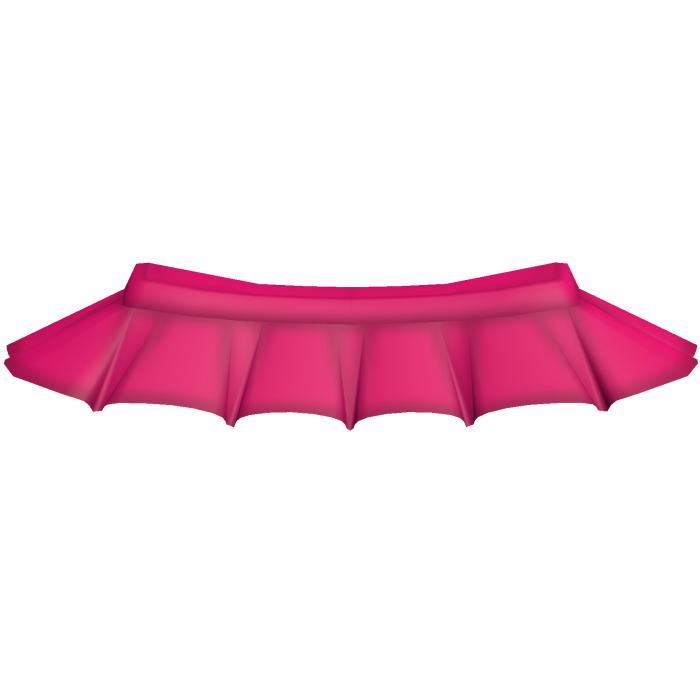 Cutesy Deep Pink Simple Kawaii Pleated Miniskirt