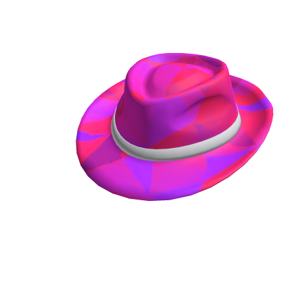 Pink Heat Diamond Fedora