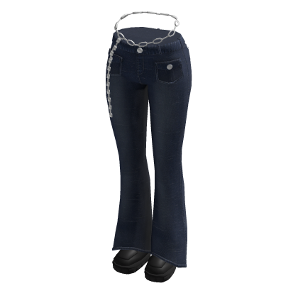 Jean Chains with Shoes