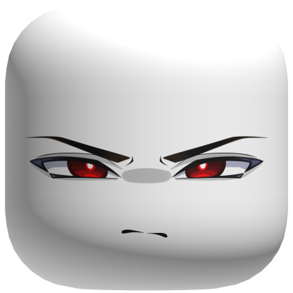 Frustrated Annoyed Anime Boy Face (Red)