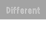 different =)