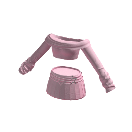 Pink y2k star outfit