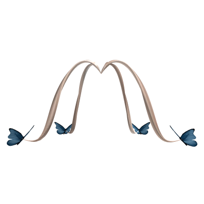 ♡ Blonde Hair Strands/Extensions w Butterflies🦋 ♡ Roblox item