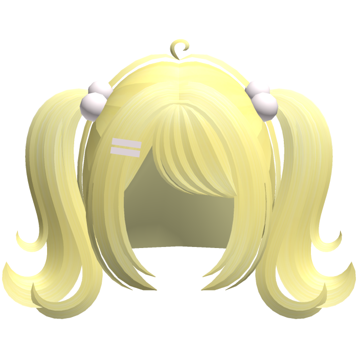 yellow dreamy baby pigtails w bobbles