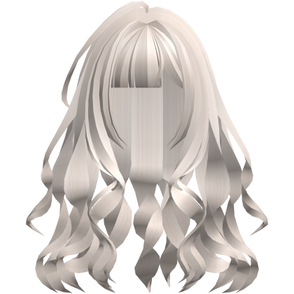 cute messy wispy long wavy hair beige blonde