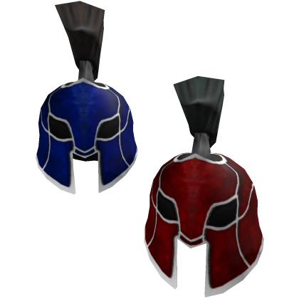 Red and Blue Cat's Eye Helmets