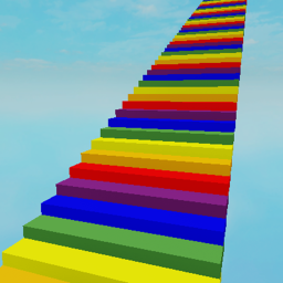 Climb 10,000 rainbow stairs to VIP