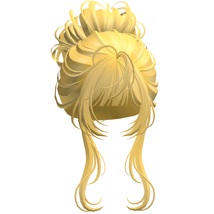 Messy Elegant Anime Bun Yellow