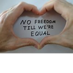 Respect all colors we're equal for who we are