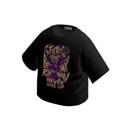 VS Boxy Purple Flame Graphic Tee
