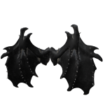 Black dragon wings
