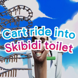 Cart ride into SKIBIDI TOILET!