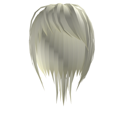 Messy Emo Ponytail Bun Blonde Roblox item