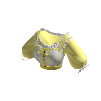 Summer Dress Crop Top | Lemon Yellow thumbnail